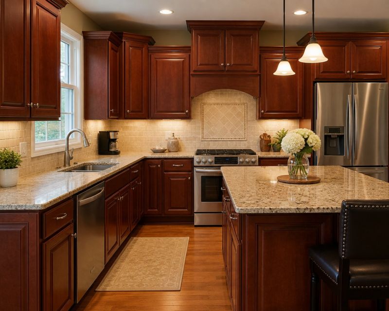 Cherry Cabinet Remodeling in Terre Haute, IN
