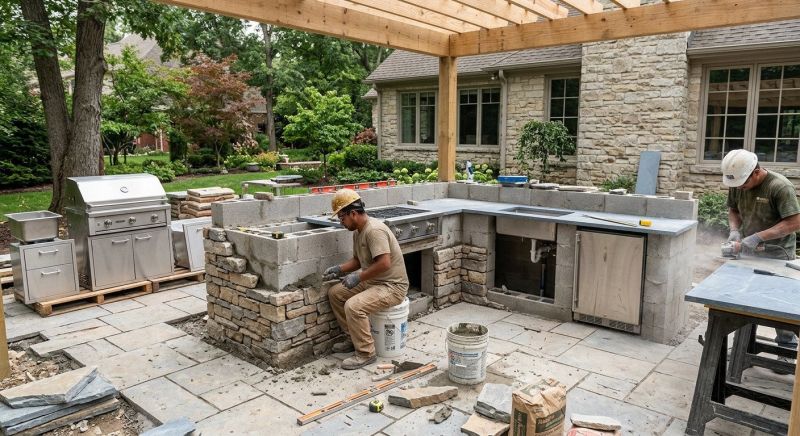 Outdoor Kitchen Construction in Summerville, SC