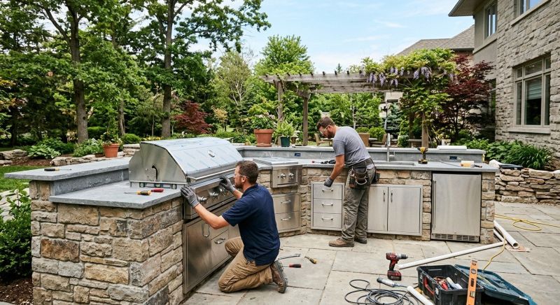 Outdoor Kitchen Construction in Napa, CA