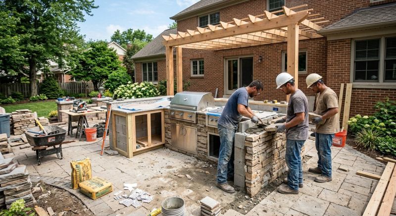 Outdoor Kitchen Construction in North Charleston, SC