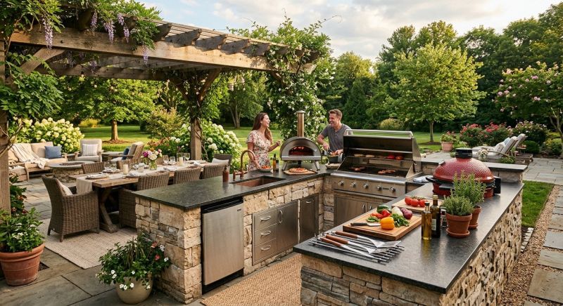 Outdoor Kitchen Remodeling in Houston, TX