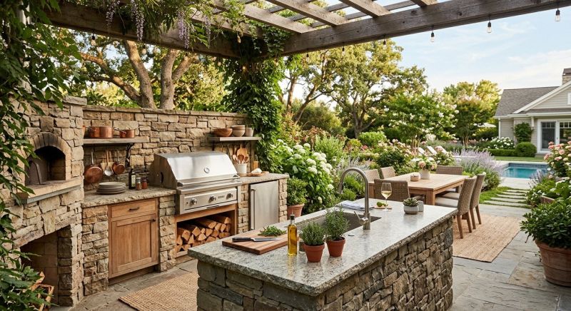 Outdoor Kitchen Renovation in Santa Rosa, CA