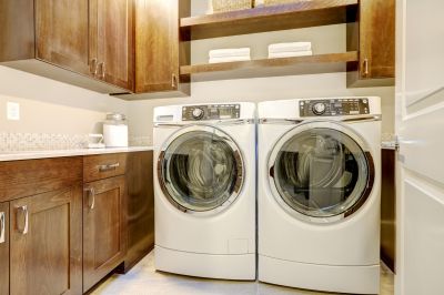 Well-Organized Laundry Space